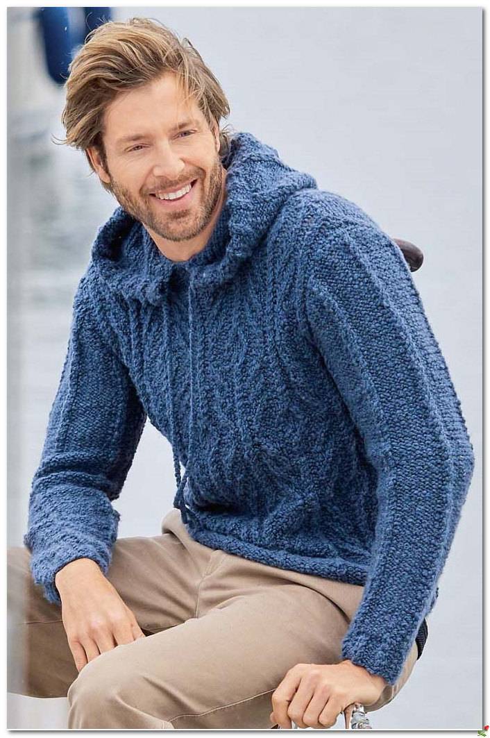Мужские свитера с капюшоном
